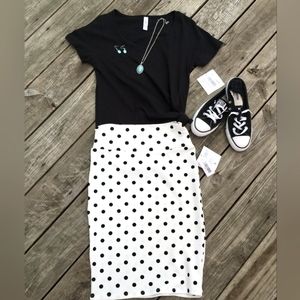 Rare LuLaRoe Polka Dot Cassie